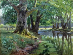 P. Mönsted, Estate al ruscello del bosco